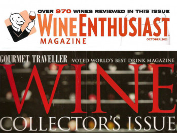 Wine Collector issue (US) - Wine Enthusiast (Australie) - Nov 2011