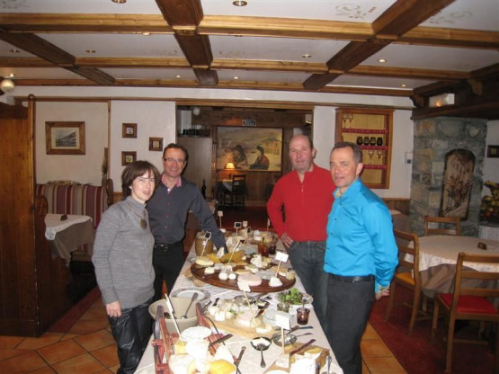 The Chermettes go skiing - February 2010