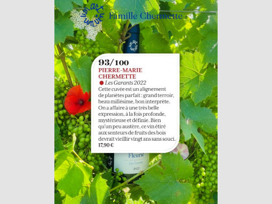 Fleurie Les Garants 2022 - Coup de cœur de « La Revue du Vin de France »