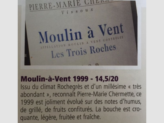 SUCCÈS POUR NOS ANCIENS MILLÉSIMES - BEAUJOLAIS AUJOURD'HUI. AVRIL 2016