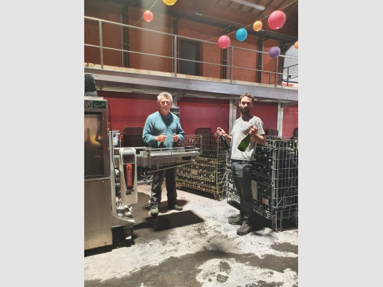 Nous degorgeons le Crémant !