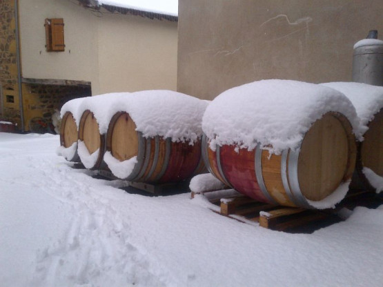 Soutirage sous la neige - Février 2013