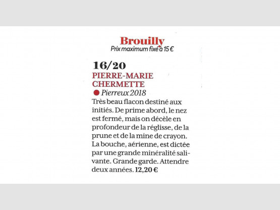 Domaines Chermette une étape sur la route du Tour de France des Vins de Plaisirs.