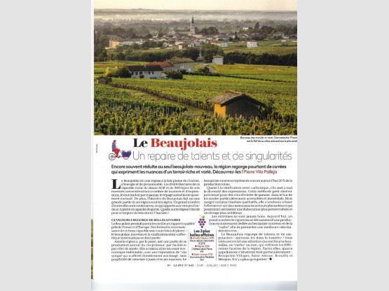 Domaines Chermette une étape sur la route du Tour de France des Vins de Plaisirs.