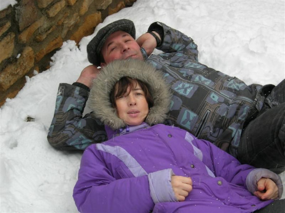 Snow at Le Vissoux - February 2010