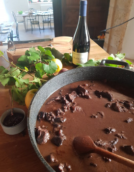 QUATRIEME REPAS VENDANGES 2020 : CUISSOT DE SANGLIER EN CIVET