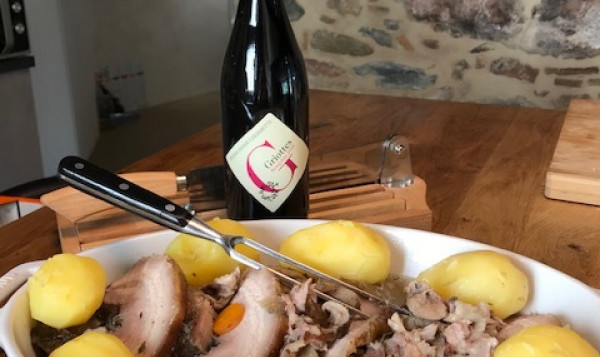 MENU VENDANGES : ESSAYEZ LA POITRINE DE PORC ROULEE