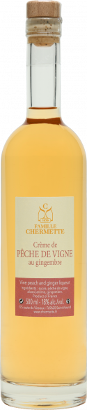 Crème de pêche de vigne au gingembre -  - Pierre-Marie Chermette