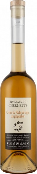 Fruit Liqueurs - Vine peach and ginger liqueur au gingembre